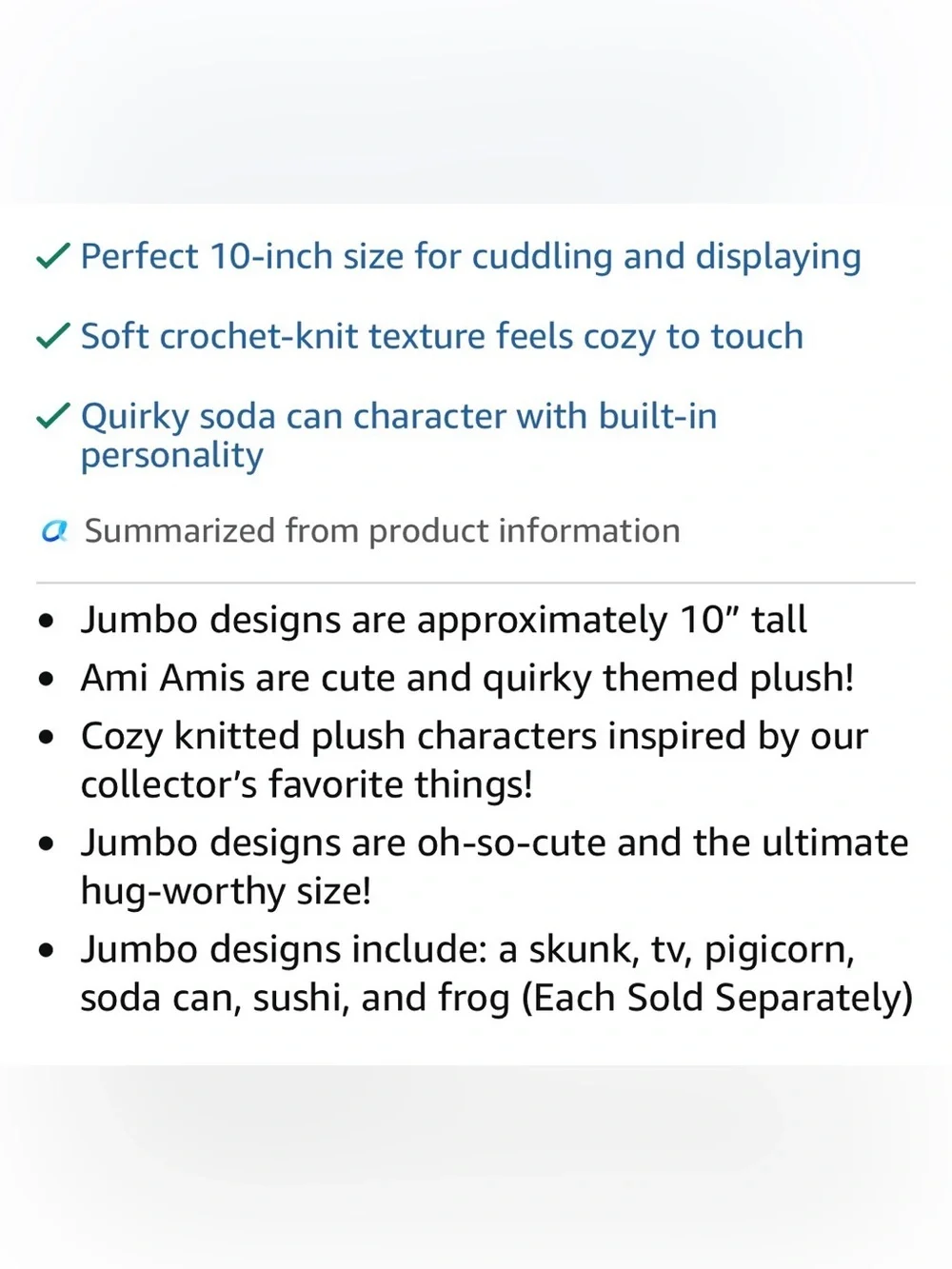 ❤️🆕💙 Fizzles The Red Crochet Hug-Worthy Soda Can Plush Pillow
